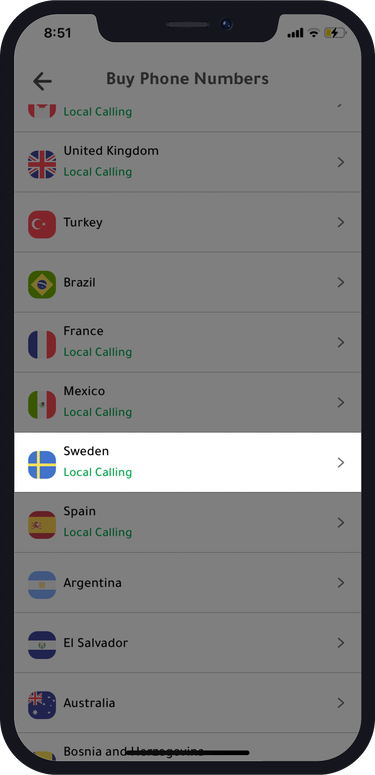 How to get a virtual number for sweden